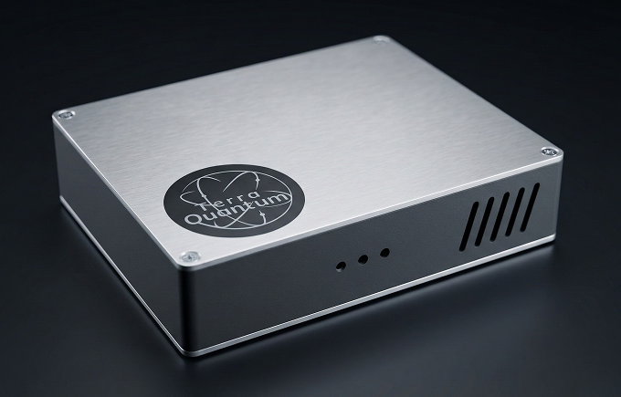 METAS-certified quantum random number generator integrated in Terra Quantum QKD transmitter unit