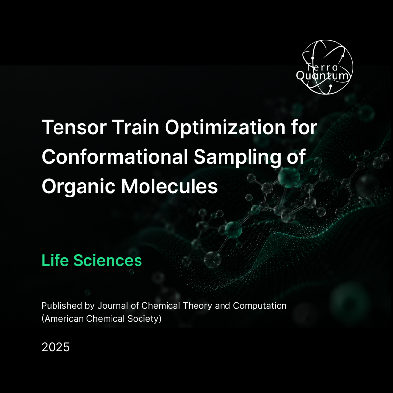Thumbnail Tensor Train Optimization for Conformational Sampling of Organic Molecules