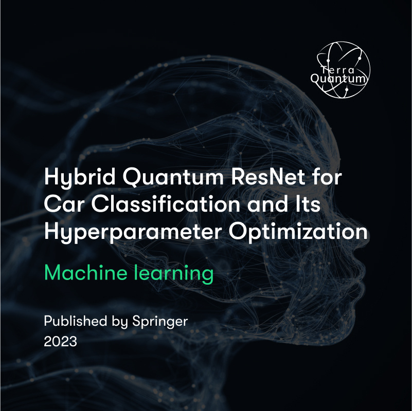 Hybrid Quantum ResNet for Car Classification and its Hyperparameter Optimization